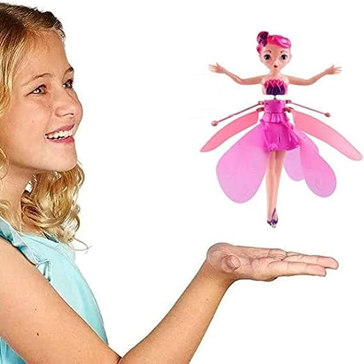 Flying Fairy Dolls for Girls Flying Doll Hand Control Helicopter Doll for Girls Gift Flying Toys Princess