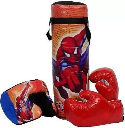 Boxing Set with Punching Bag, Gloves & Headgear Boxing kit for Kids 3 to 9 Years Boxing kit